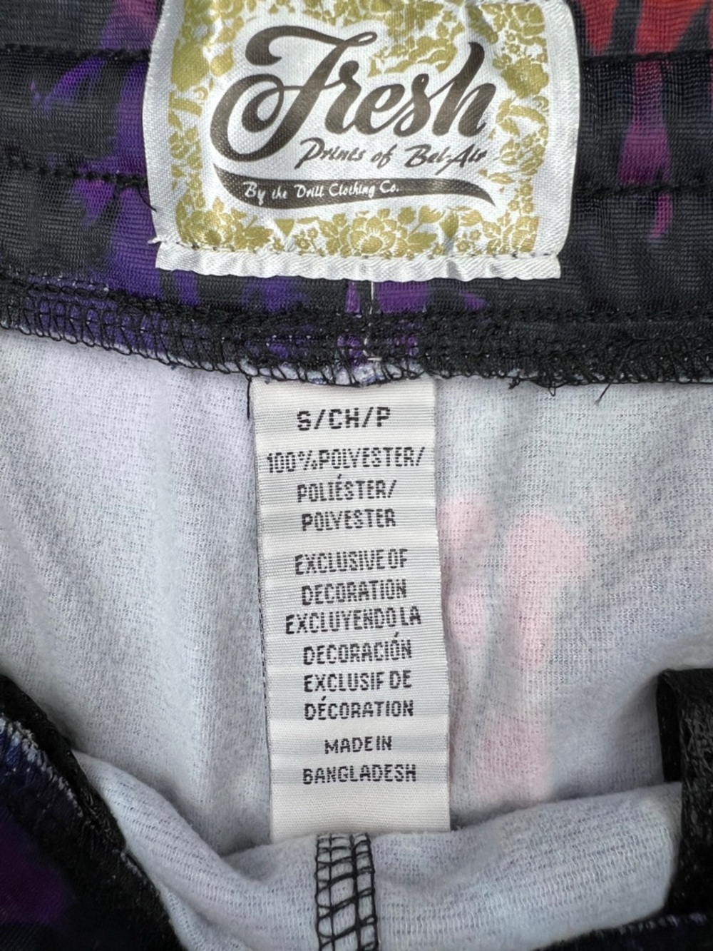 NWT Fresh Prints Bel-Air by Drill Hotel California Neon Sign Casino Shorts Small - Picture 4 of 7